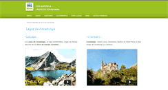 Desktop Screenshot of lagoscovadonga.com